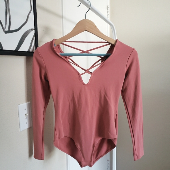 Forever 21 Tops - Forever 21 Pink Bodysuit.